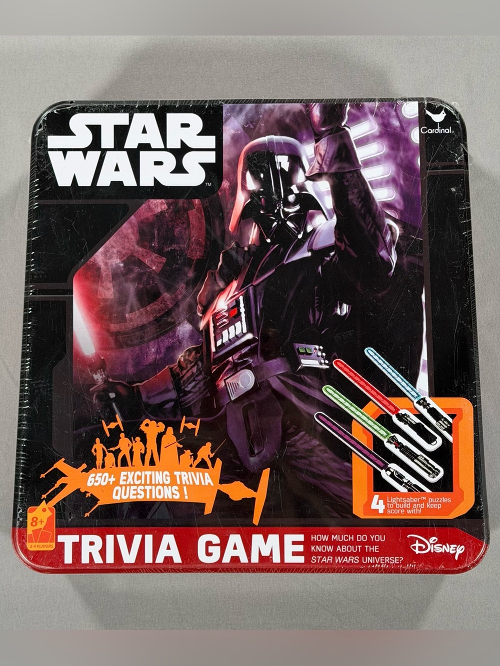 Star Wars Trivia Game Darth Vader Collectible Tin 650+ Questions New Sealed NIB